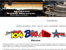 Tablet Screenshot of modestoradiomuseum.org